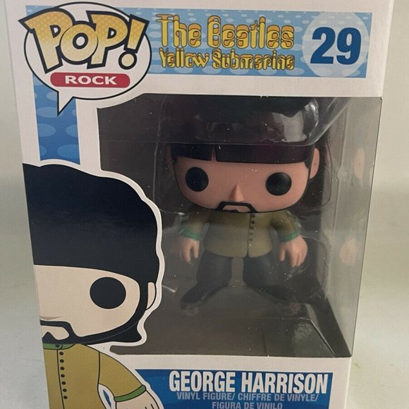 The Beatles George Harrison #29 Funko pop! Vinyl Figure With Protector - Picture 1 of 5